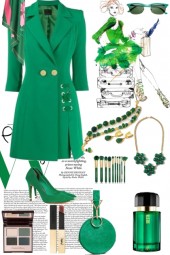 ELEGANT GREEN BLAZER