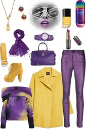 PURPLE AND YELLOW SYMPHONY