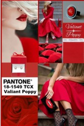 PANTONE VALIANT POPPY