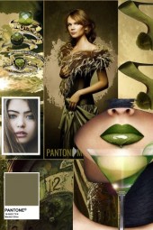 PANTONE COLOR OF THE YEAR * MARTINI OLIVE