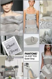 PANTONE CLSSIC COLOR * Quiet Gray