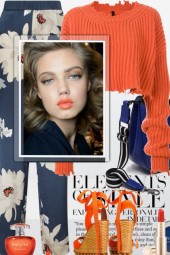 Elements of Style with Orange &amp; Blue