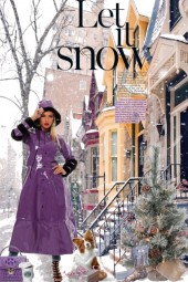 Let it Snow in Purple