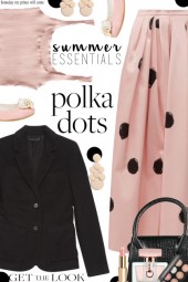 Pink and Black with Polka Dots