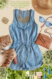 My Denim Romper