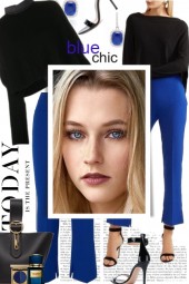 Blue and Black Chic
