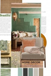 Green and Taupe Home Decor Style
