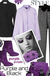 Purple Purple Purple and Black