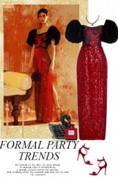 Formal Party Trends in Red and Black