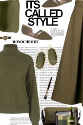 Its Called Style- Monochrome Green