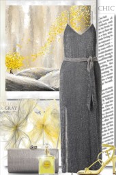 CHIC YELLOW &amp; GRAY