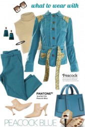 What to Wear with Peacock Blue