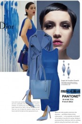 Pantone French Blue and Dior