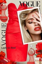 Vogue Lady in Red