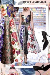 Dolce and Gabbana in Flowers