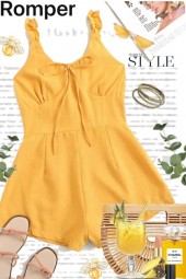 Yellow Romper Style