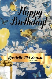 Happy Birthday Aprilette