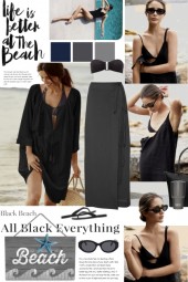 Life is Better at the Beach in Black