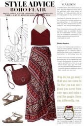 STYLE ADVICE MAROON