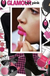 The Hot Pink Glamour Trend