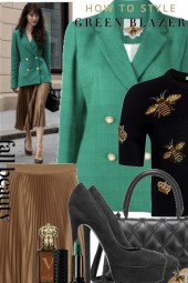 How To Style Green Blazer