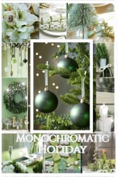 Monochromatic Holiday in Mint Green