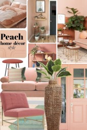 Peach Home Decor