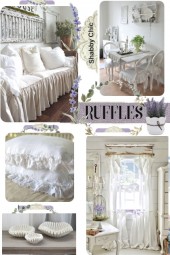 Shabby Chic in White ruffles