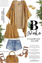 Boho Summertime Escape in Shorts and Tanks 