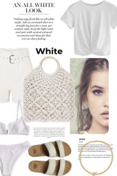 An All White Look