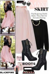 We Love The Pink Maxi Skirt