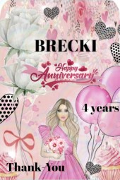 Happy Happy Anniversary Brecki