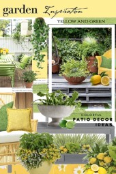 Garden Inspiration in Yellow and Green