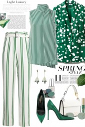 Green and white