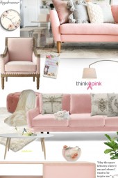 Pink living room