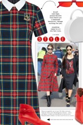 How to Style Plaid Dress