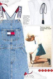 Tommy Jeans dungarees-style dress