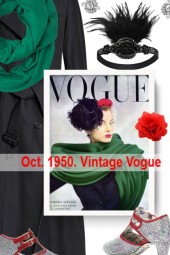  Oct. 1950. Vintage Vogue