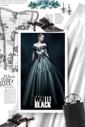 Black and white - ball gown