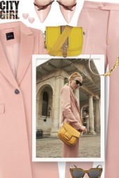 Pink and Yellow Bag