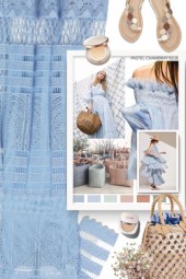 PASTEL CHAMBRAY BLUES 