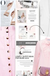 LOVELY  OUTFIT IDEAS FOR WORK 2019