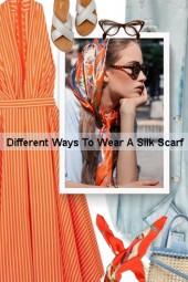 Different Ways To Wear A Silk Scarf