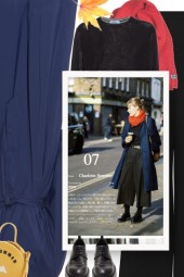 Navy blue jacket coat