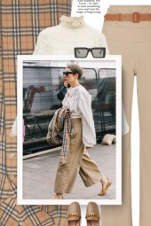 Burberry plaid // street style | Street style in 2