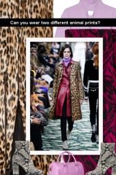 Can you wear two different animal prints?