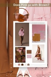 Does Pink go with Brown?