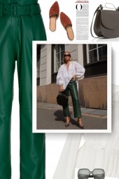 How to Wear Leather Pants Like a Fashion Girl 