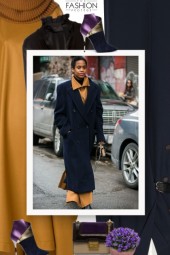 Ways to Style a Navy Blue Coat 