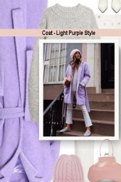 Coat - Light Purple Style